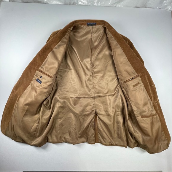 Lands' End Mens Corduroy Blazer Jacket Sport Coat Brown Size‎ 48 Regular - Picture 10 of 12